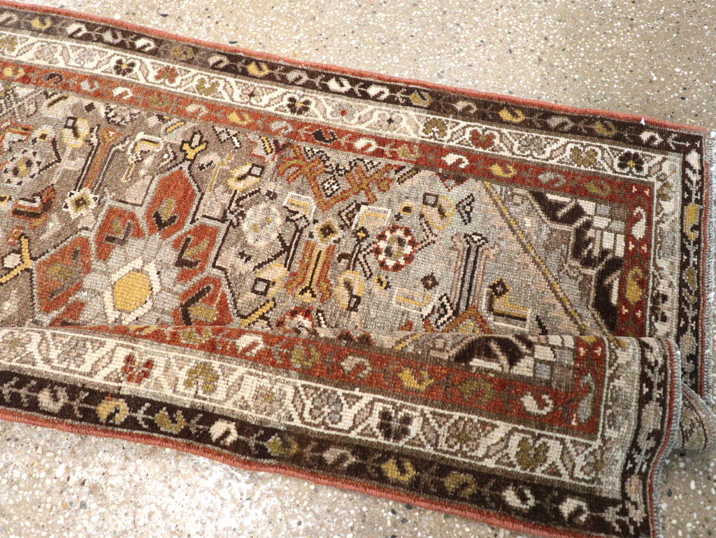 Vintage Persian Malayer Runner, No.23224 - Staging
