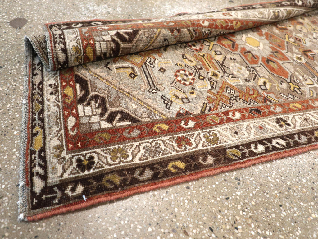 Vintage Persian Malayer Runner, No.23224 - Staging