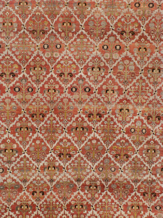 Antique Persian Bidjar Carpet, No.23226 - Staging