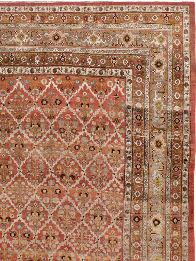 Antique Persian Bidjar Carpet, No.23226 - Staging