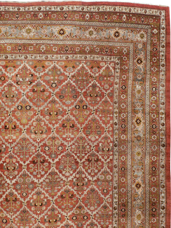 Antique Persian Bidjar Carpet, No.23226 - Staging