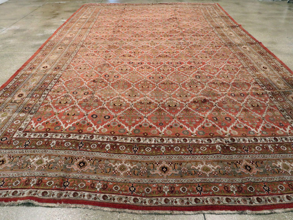 Antique Persian Bidjar Carpet, No.23226 - Staging
