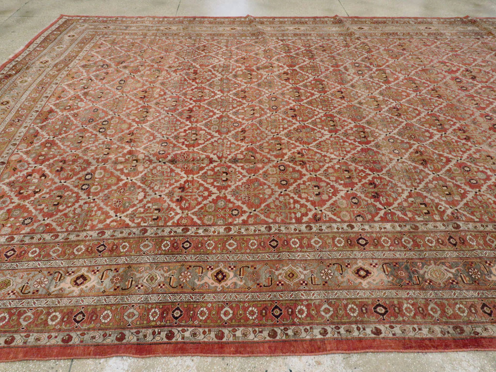 Antique Persian Bidjar Carpet, No.23226 - Staging