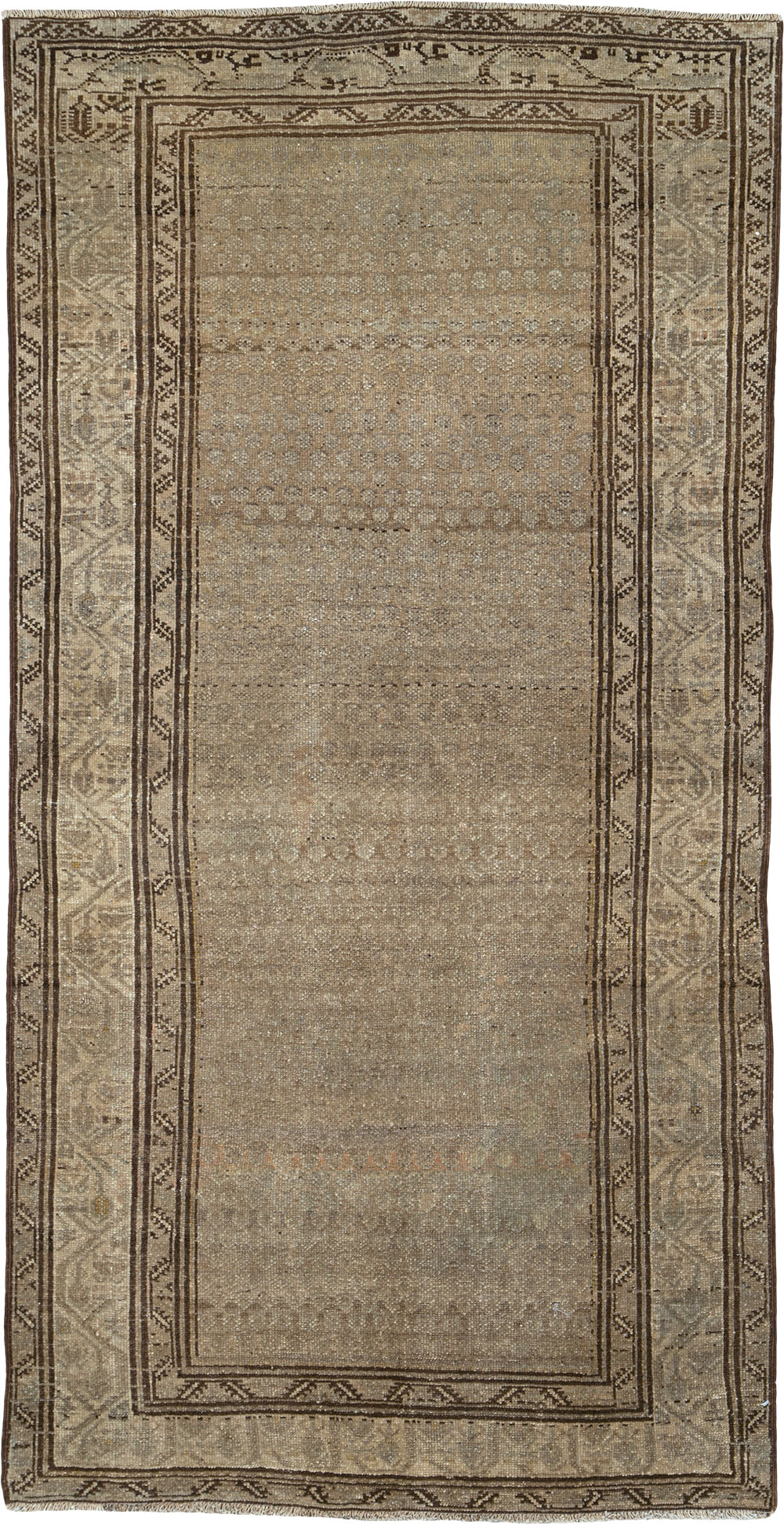 Vintage Persian Malayer Rug, No.23227 - Staging