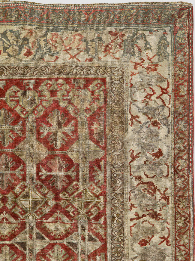 Antique Persian Bidjar Rug, No.23228 - Staging