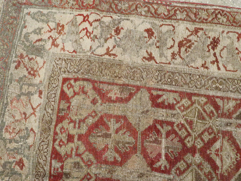 Antique Persian Bidjar Rug, No.23228 - Staging