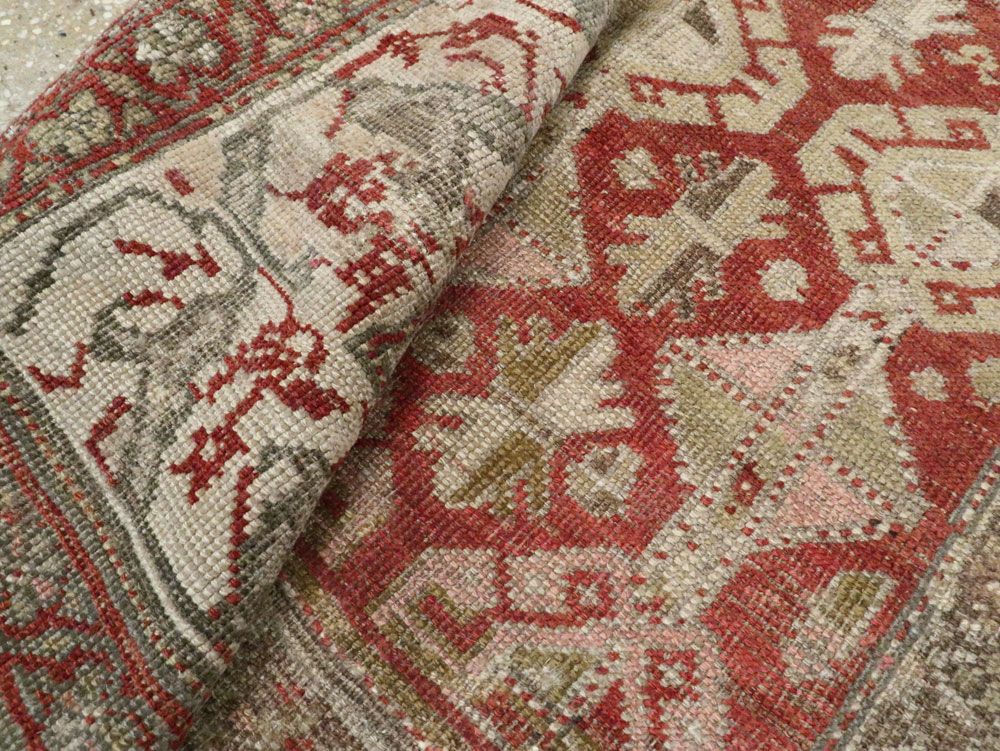 Antique Persian Bidjar Rug, No.23228 - Staging