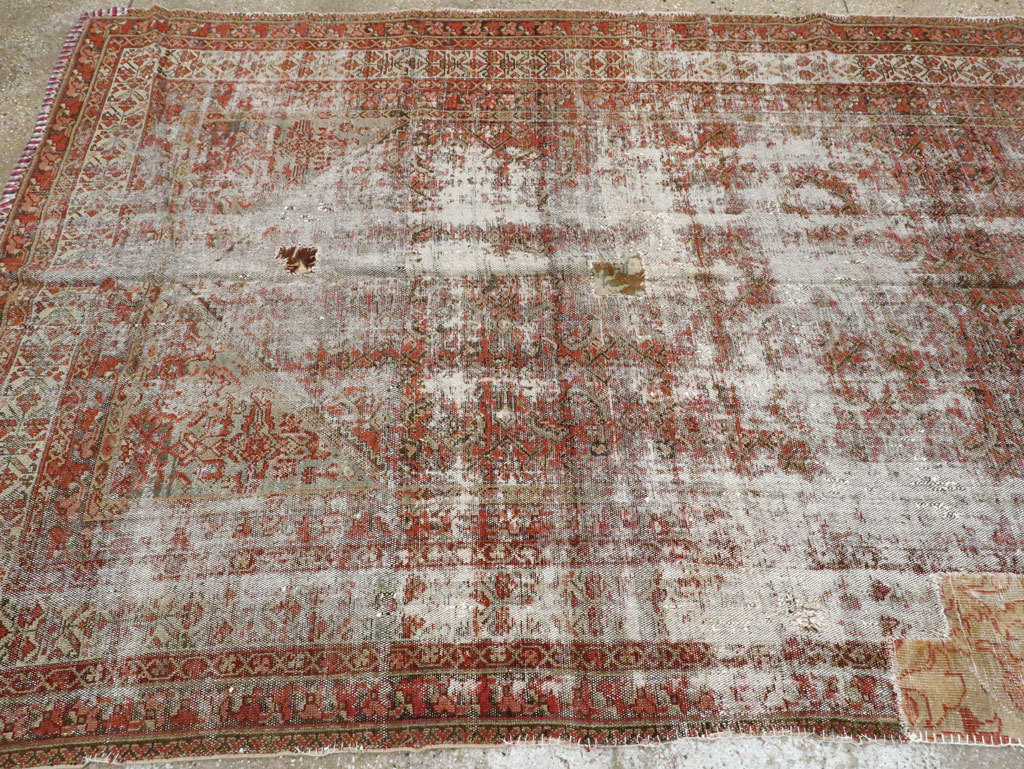 Antique Persian Malayer Gallery Carpet, No.23229 - Staging