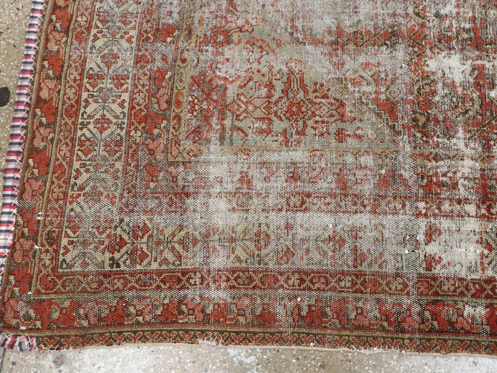 Antique Persian Malayer Gallery Carpet, No.23229 - Staging