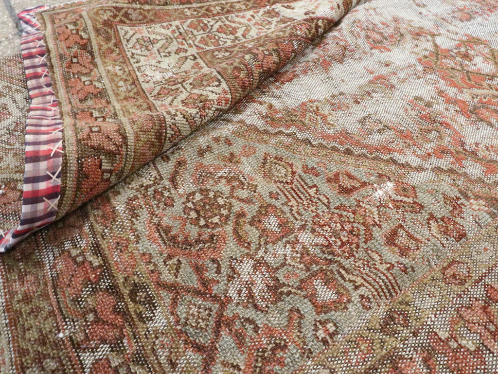 Antique Persian Malayer Gallery Carpet, No.23229 - Staging