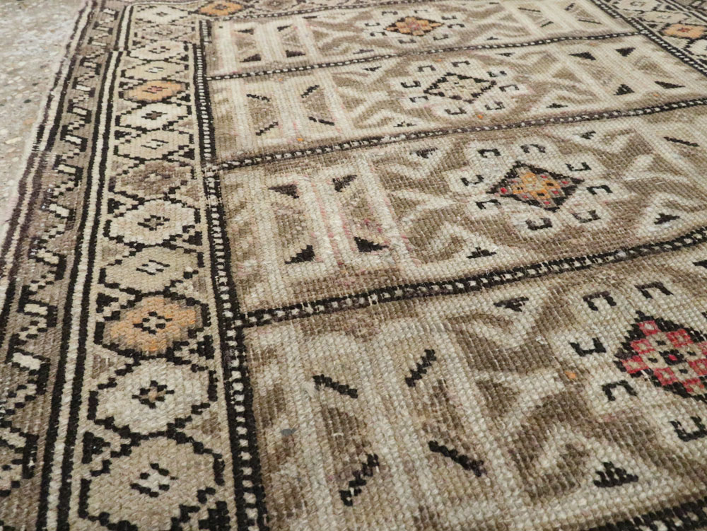 Antique Caucasian Shirvan Square Rug, No.23230 - Staging