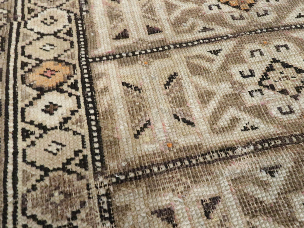 Antique Caucasian Shirvan Square Rug, No.23230 - Staging