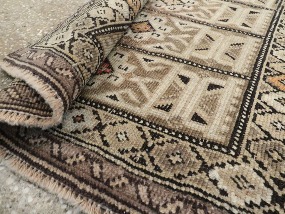 Antique Caucasian Shirvan Square Rug, No.23230 - Staging