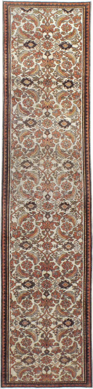 Vintage Persian Malayer Runner, No.23233 - Staging