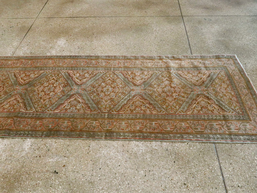 Vintage Persian Malayer Runner, No.23234 - Staging