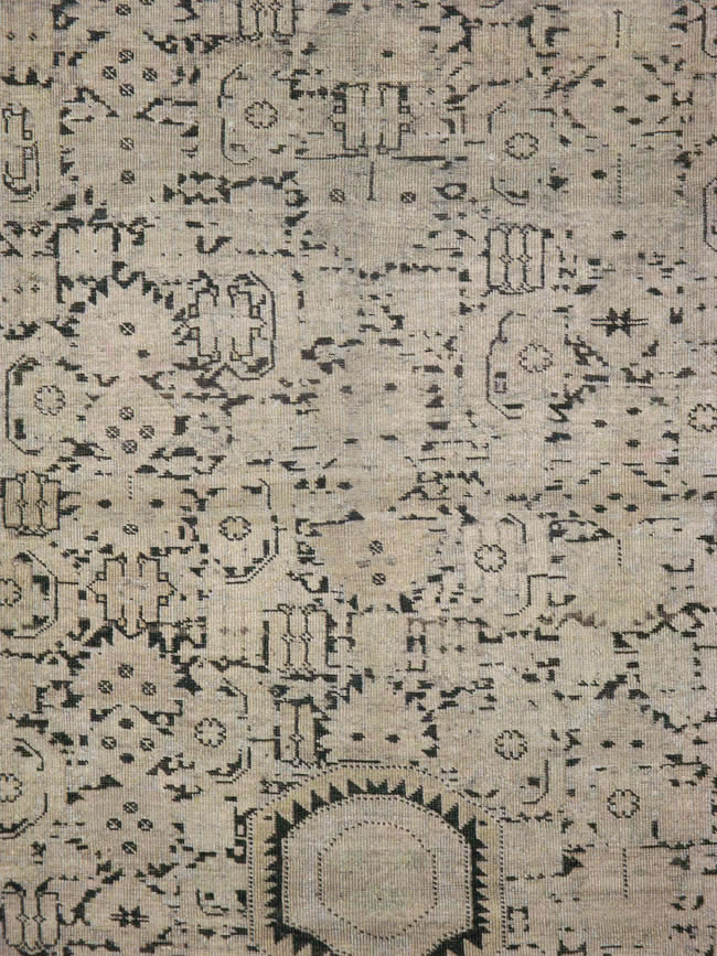 Antique Afghan Beshir Carpet, No.23236 - Staging