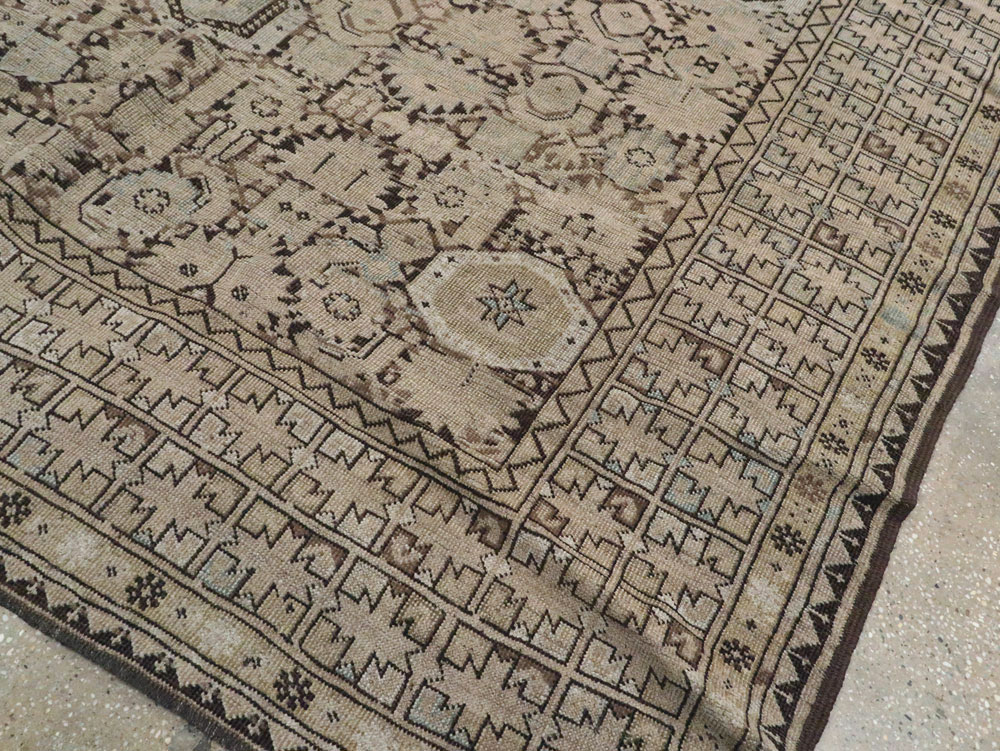 Antique Afghan Beshir Carpet, No.23236 - Staging