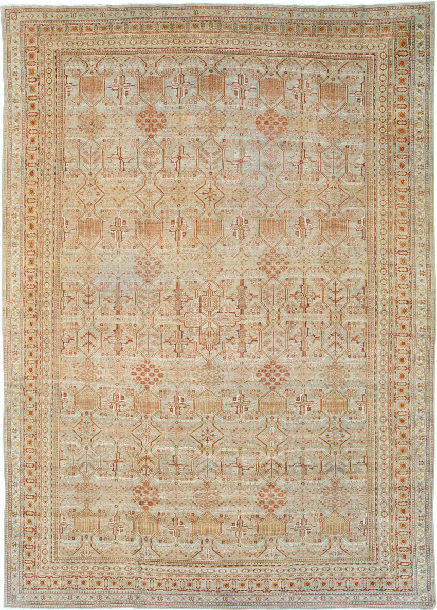 Vintage Persian Joshegan Carpet, No.23238 - Staging