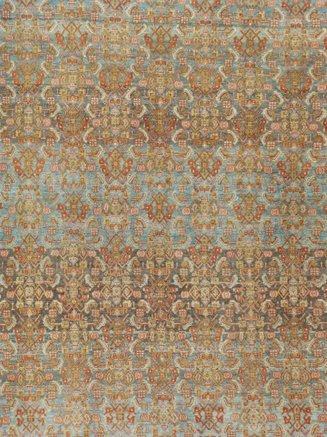 Antique Persian Senneh Carpet, No.23239 - Staging