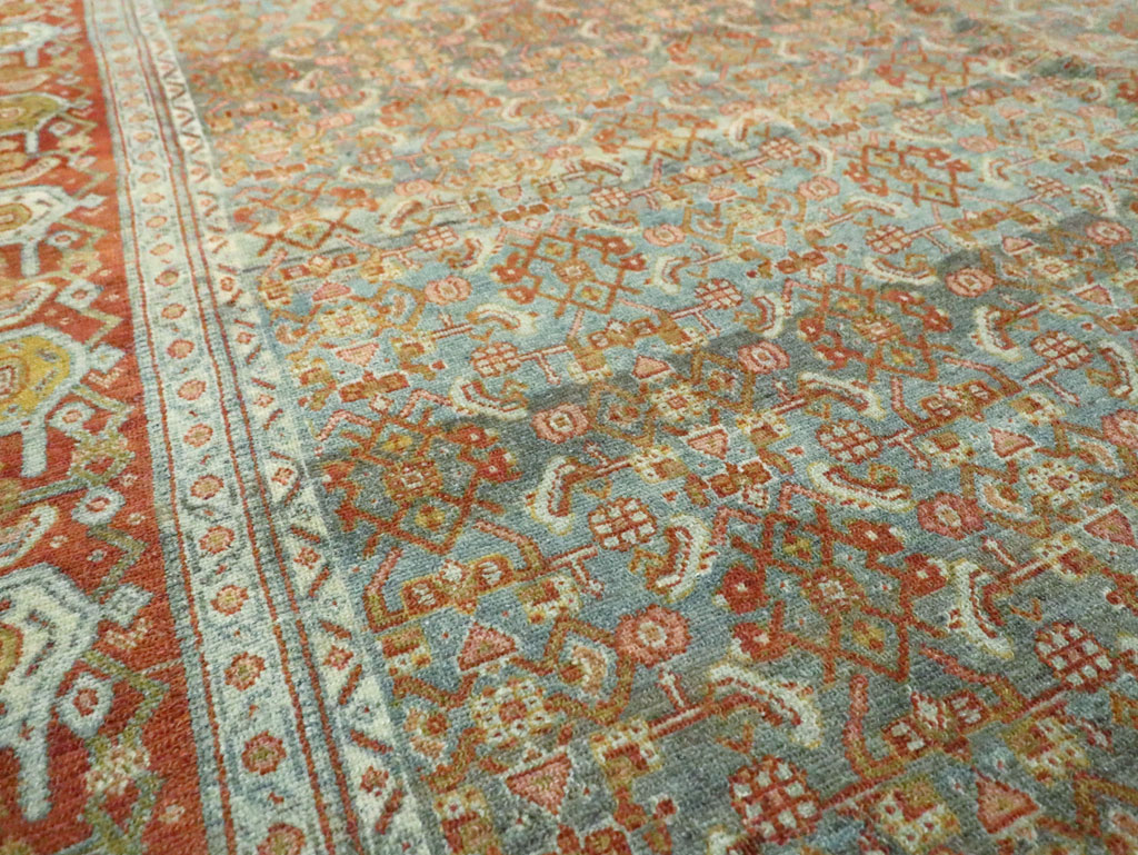 Antique Persian Senneh Carpet, No.23239 - Staging