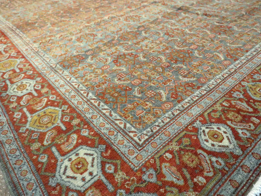 Antique Persian Senneh Carpet, No.23239 - Staging