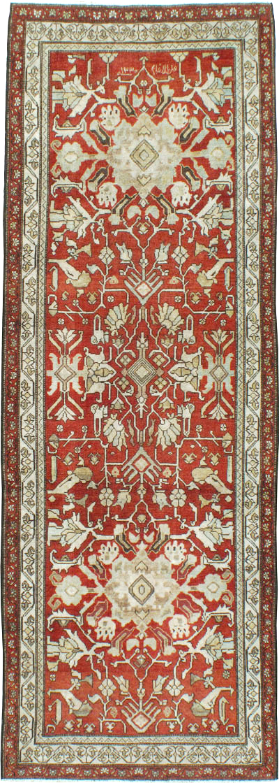 Vintage Persian Malayer Runner, No.23240 - Staging