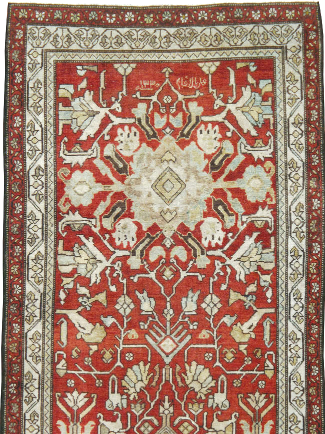 Vintage Persian Malayer Runner, No.23240 - Staging