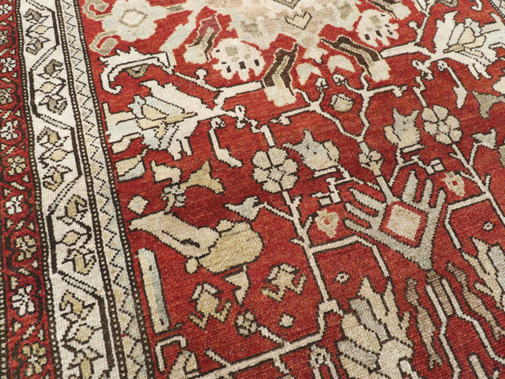 Vintage Persian Malayer Runner, No.23240 - Staging