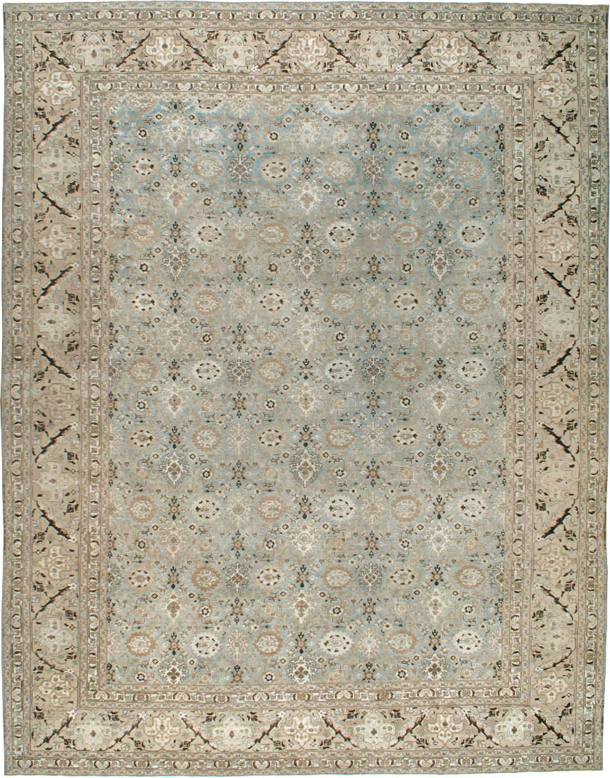 Antique Persian Tabriz Carpet, No.23242 - Staging