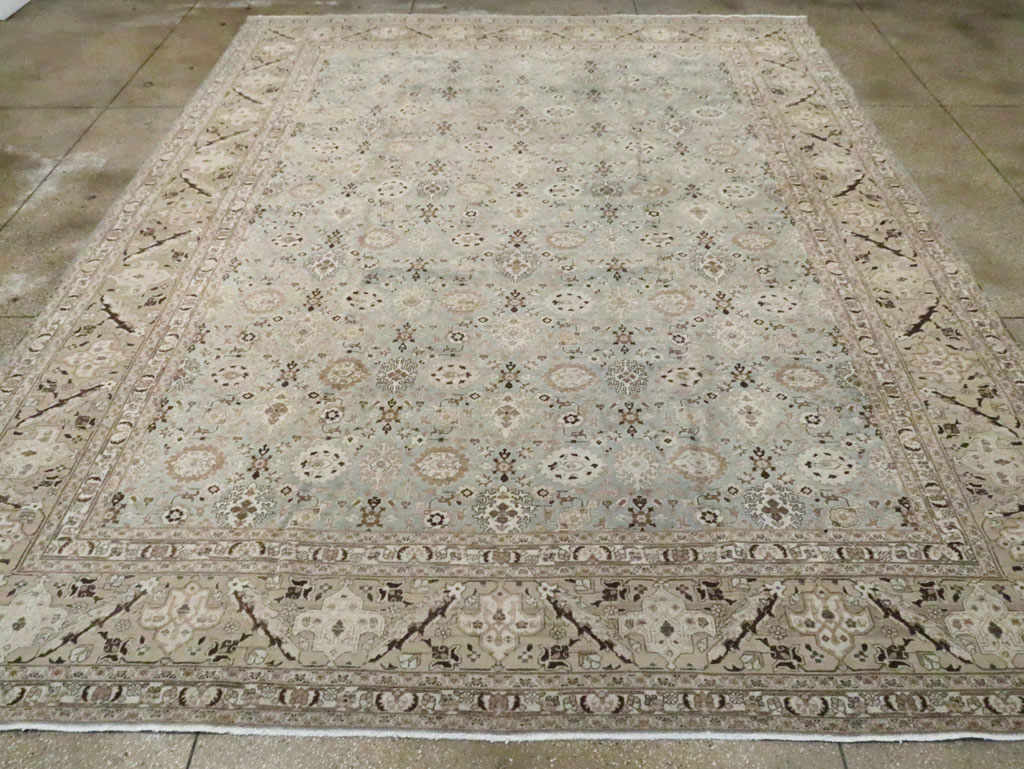 Antique Persian Tabriz Carpet, No.23242 - Staging