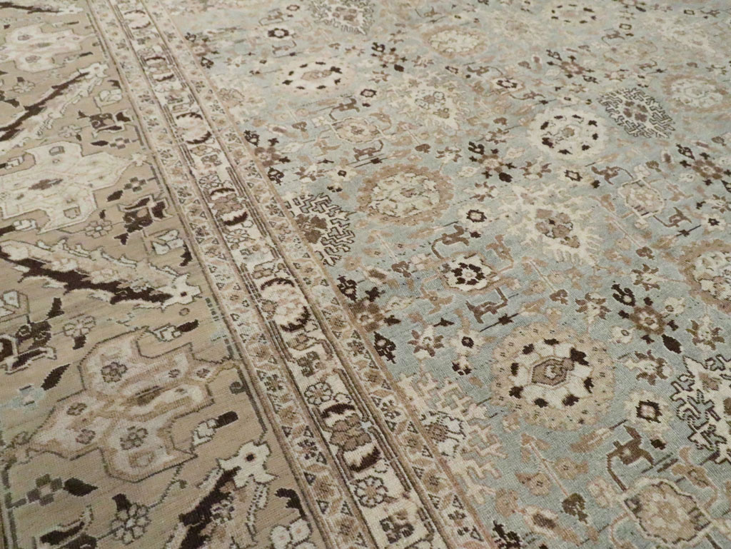 Antique Persian Tabriz Carpet, No.23242 - Staging