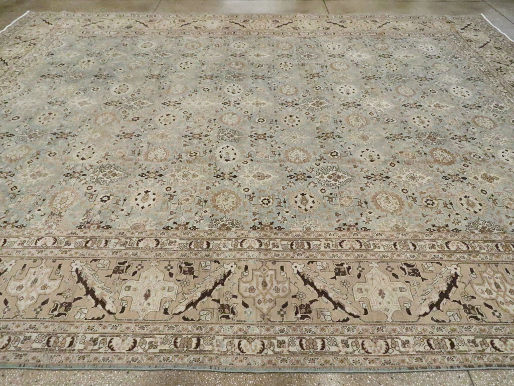 Antique Persian Tabriz Carpet, No.23242 - Staging