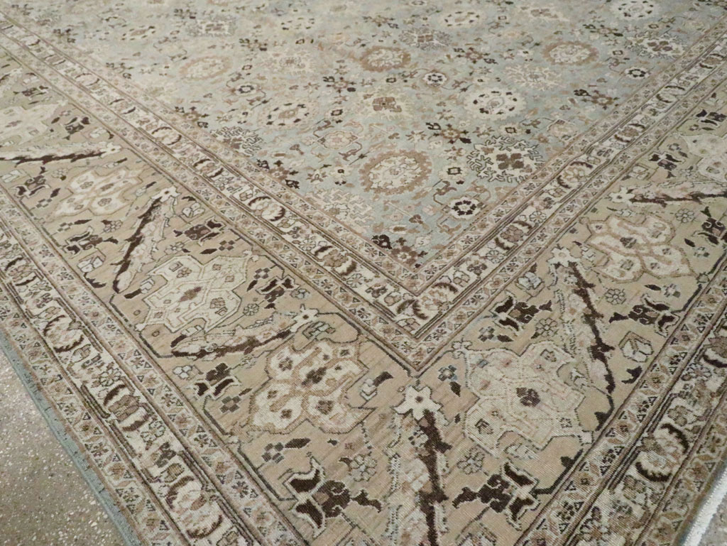 Antique Persian Tabriz Carpet, No.23242 - Staging