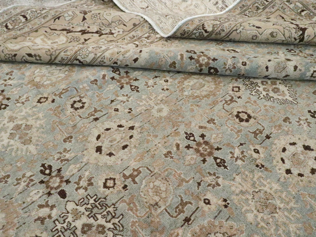 Antique Persian Tabriz Carpet, No.23242 - Staging