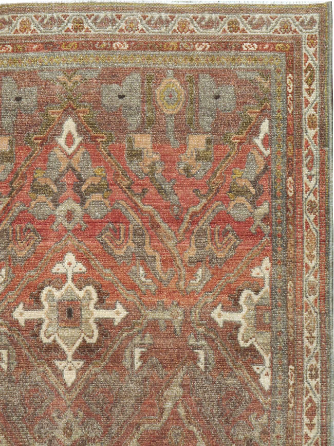 Vintage Persian Malayer Rug, No.23243 - Staging