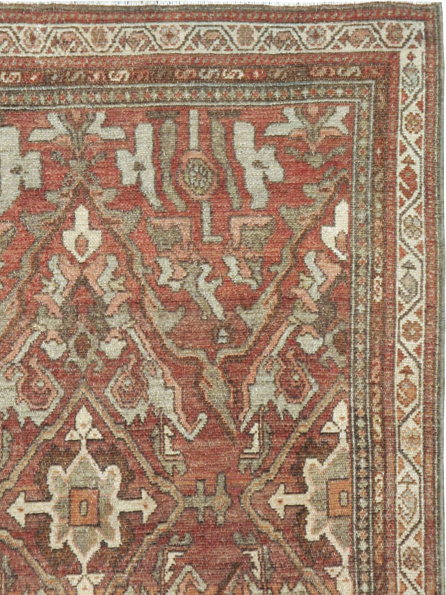 Vintage Persian Malayer Rug, No.23243 - Staging