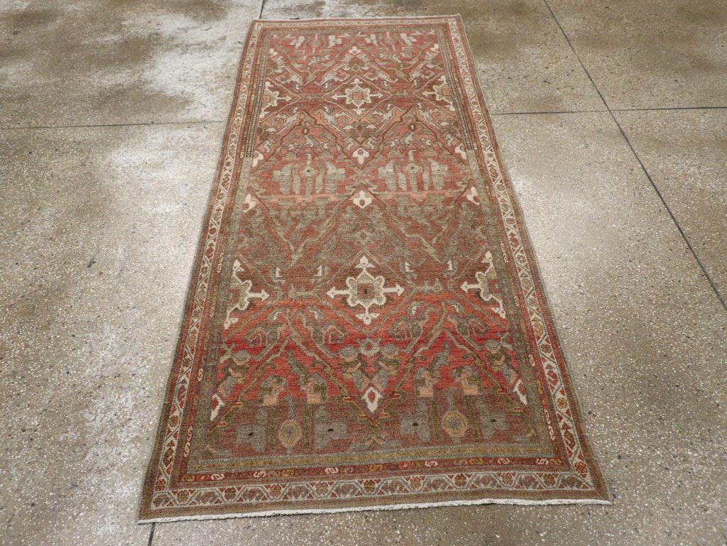 Vintage Persian Malayer Rug, No.23243 - Staging
