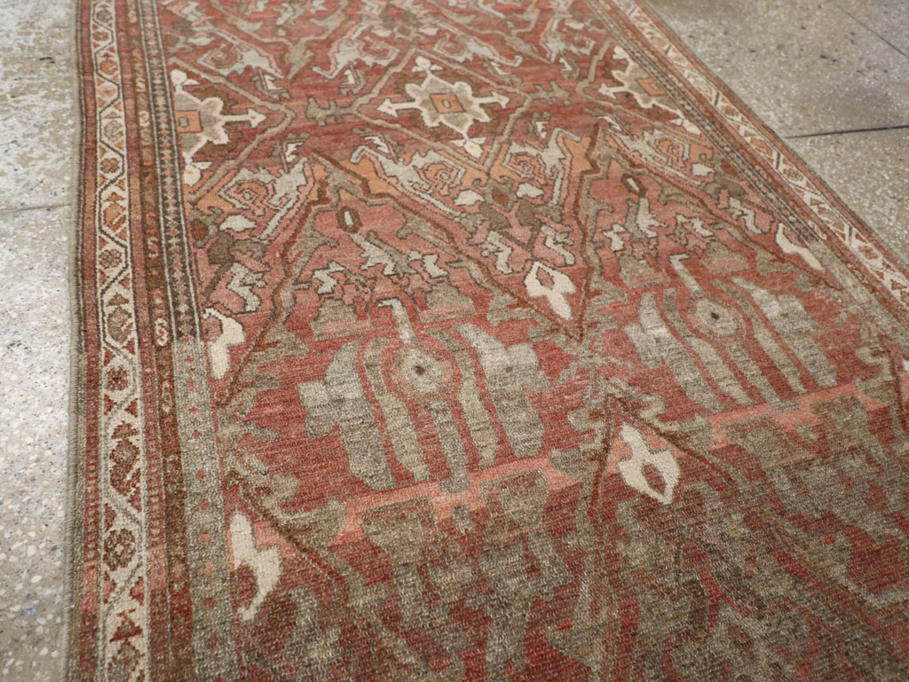 Vintage Persian Malayer Rug, No.23243 - Staging