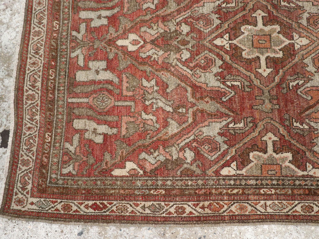 Vintage Persian Malayer Rug, No.23243 - Staging