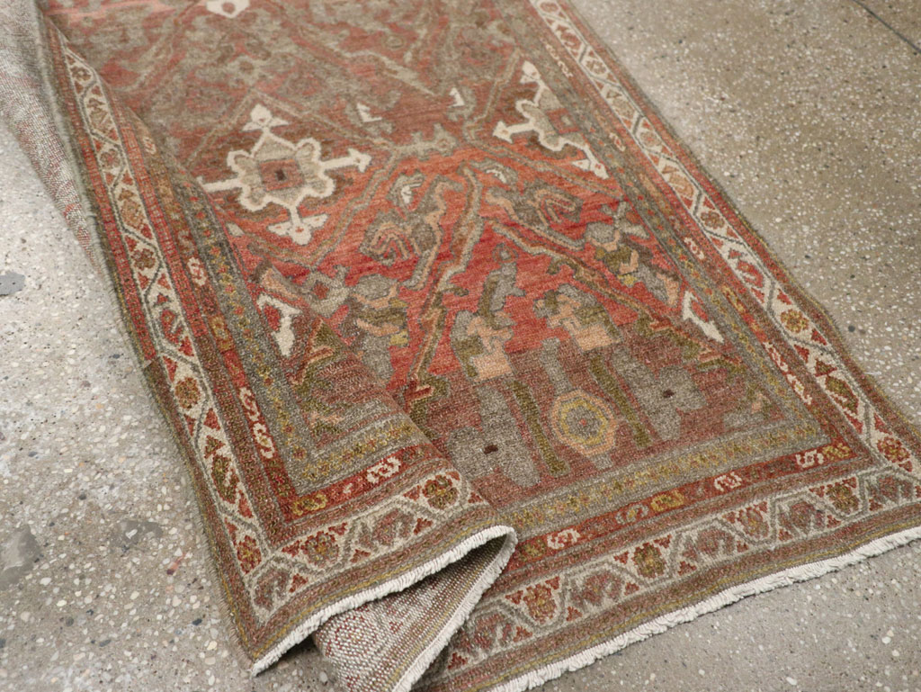 Vintage Persian Malayer Rug, No.23243 - Staging