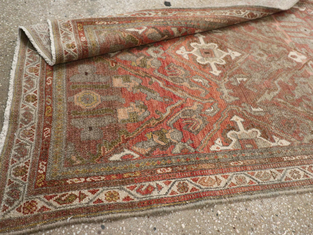 Vintage Persian Malayer Rug, No.23243 - Staging
