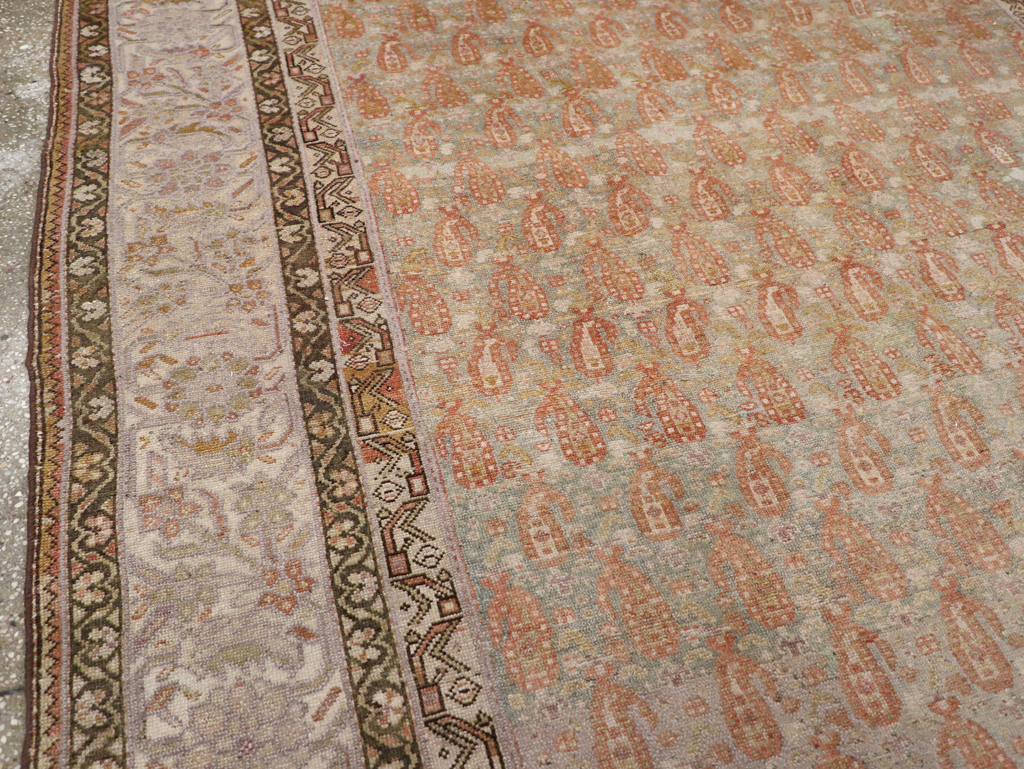 Antique Persian Malayer Gallery Carpet, No.23245 - Staging