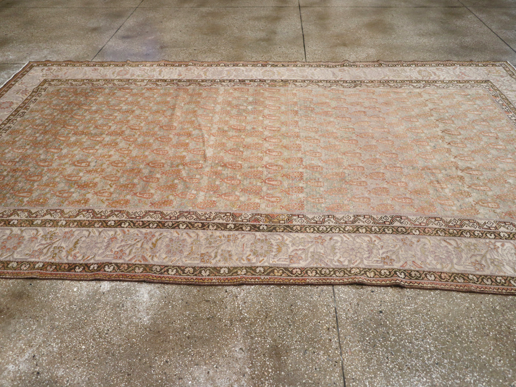 Antique Persian Malayer Gallery Carpet, No.23245 - Staging