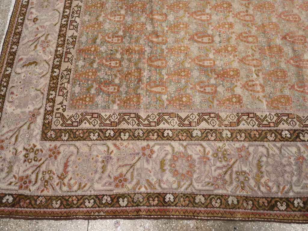 Antique Persian Malayer Gallery Carpet, No.23245 - Staging