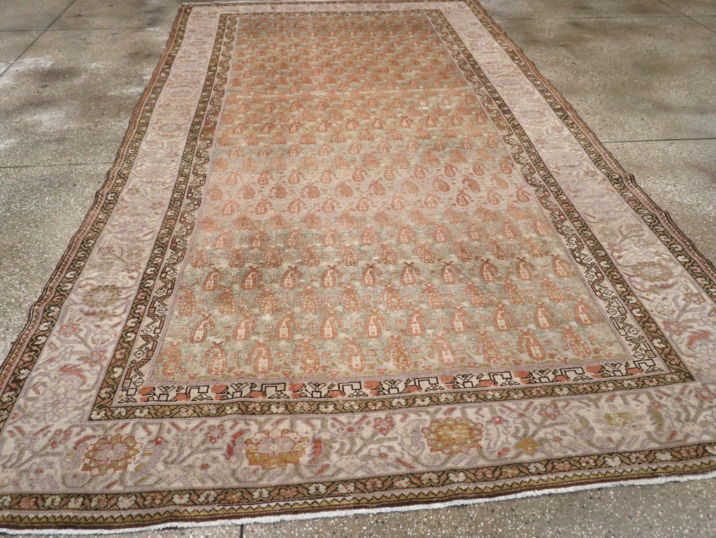 Antique Persian Malayer Gallery Carpet, No.23245 - Staging