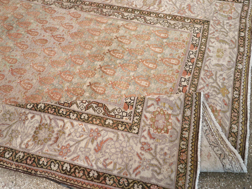Antique Persian Malayer Gallery Carpet, No.23245 - Staging