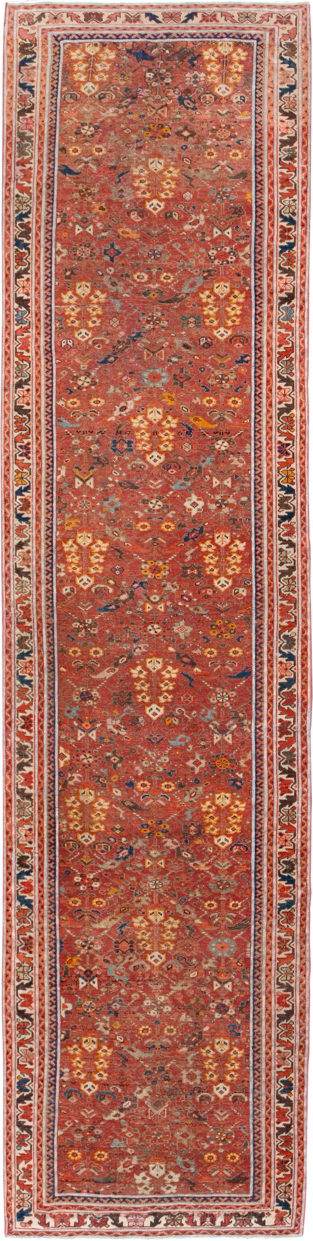 Antique Persian Malayer Runner, No.23252 - Staging
