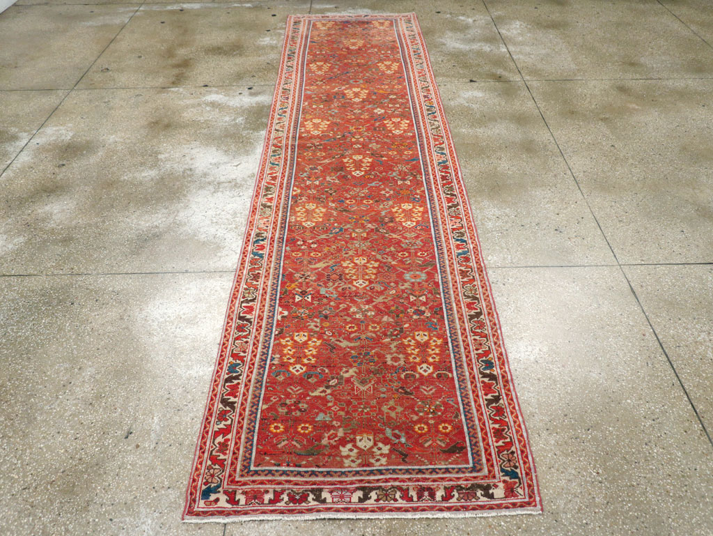 Antique Persian Malayer Runner, No.23252 - Staging