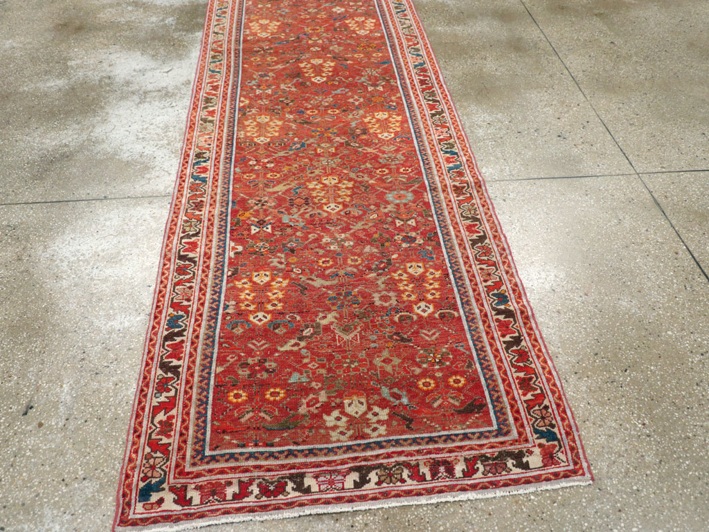 Antique Persian Malayer Runner, No.23252 - Staging