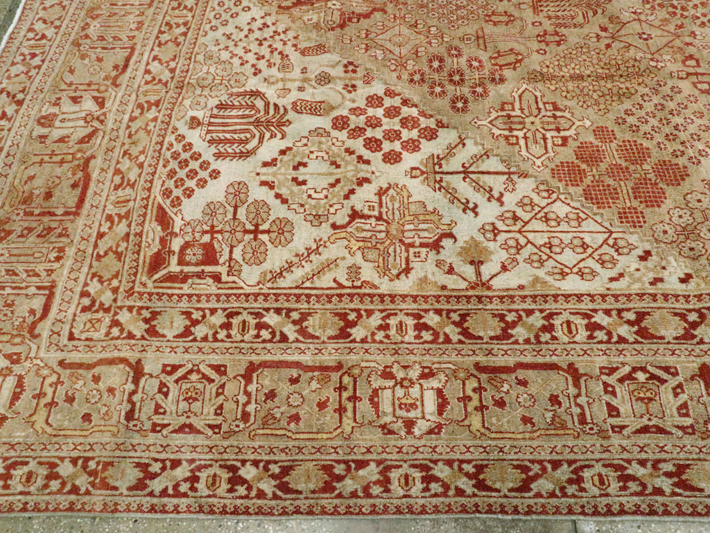 Vintage Persian Joshegan Carpet, No.23253 - Staging